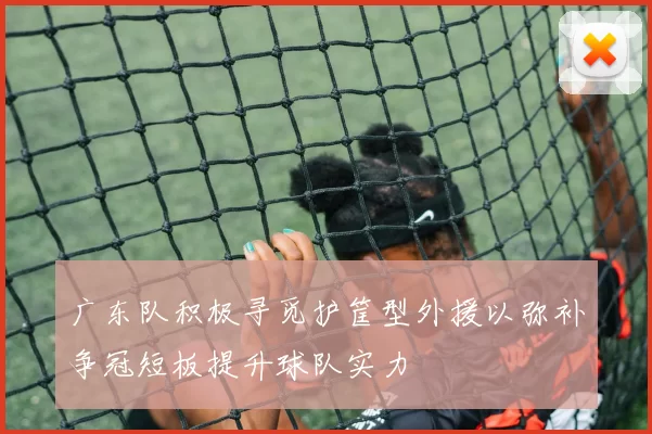 广东队积极寻觅护筐型外援以弥补争冠短板提升球队实力